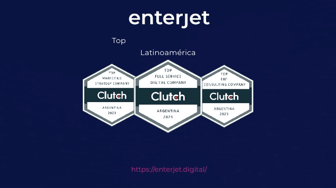 El éxito de Enterjet: Reconocidos por Clutch en tres categorías clave